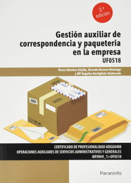 Gestión auxiliar de la correspondencia y paquetería en la empresa, Ricardo Herrero Domingo - PARANINFO