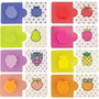 Infantino Puzzle de formas Sensorial de 24 piezas