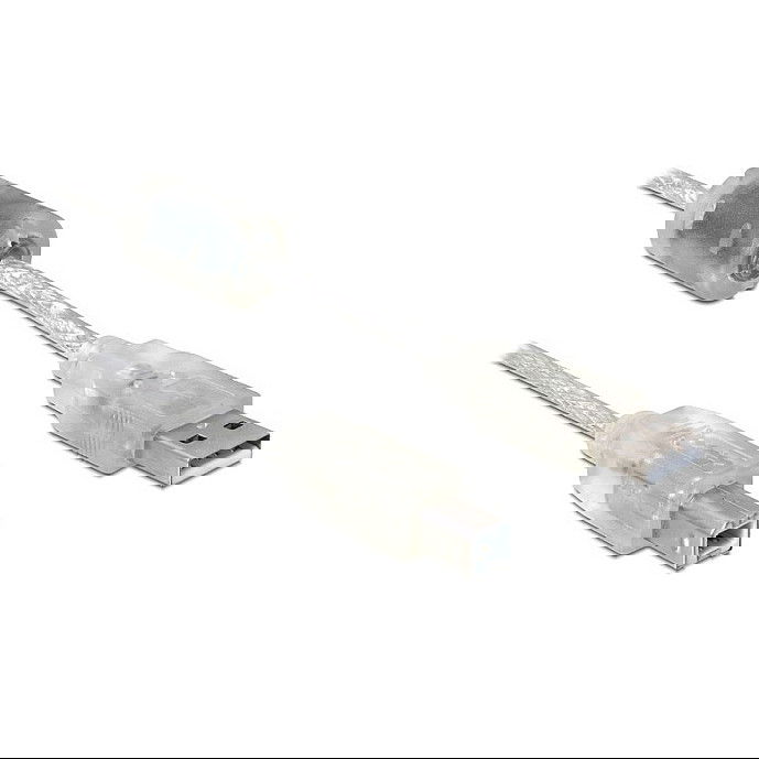 DeLOCK Cable USB 2.0 A-B Macho a Macho, 0.5 m Gris - Cable de Datos USB A USB B