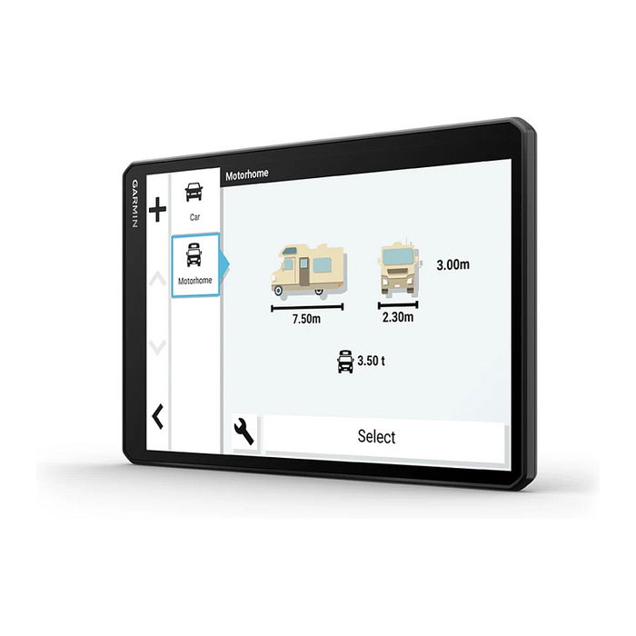 Garmin Camper 1095 EU Sat-Nav mit Live Traffic, 25.6 cm (10.1"), Navegación con Mapas de Toda Europa y Pantalla Táctil IPS