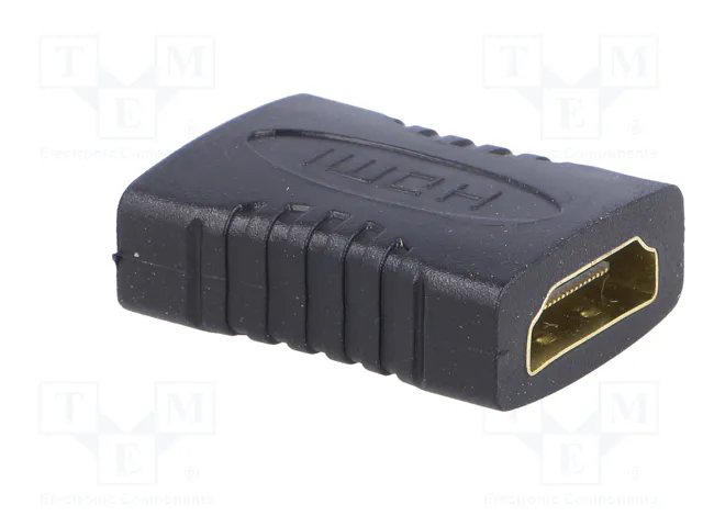 AKYGA Adaptador HDMI tomacorriente ambos lados negro