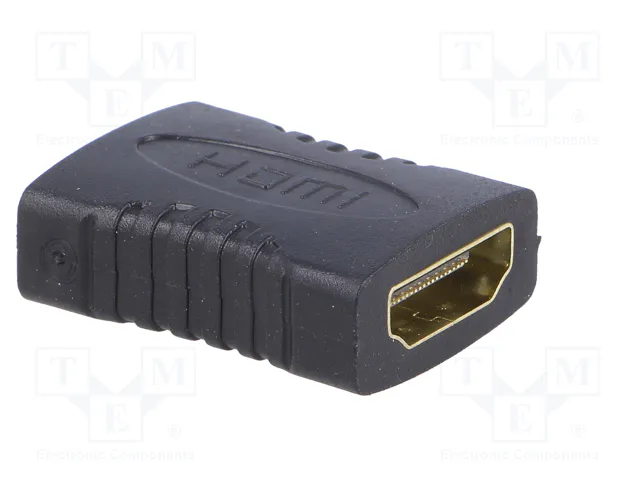 AKYGA Adaptador HDMI tomacorriente ambos lados negro