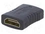 AKYGA Adaptador HDMI tomacorriente ambos lados negro
