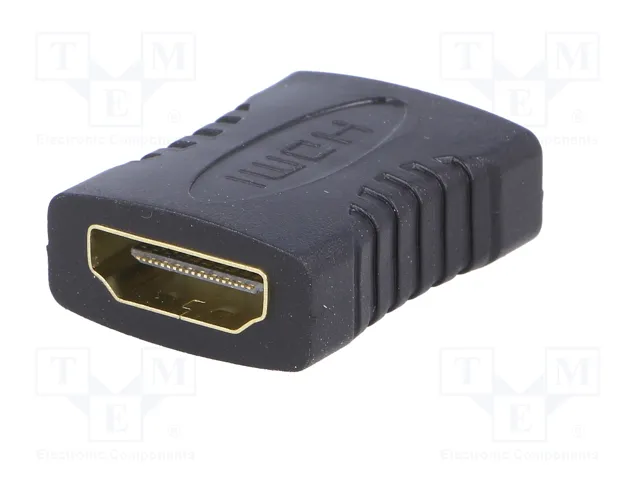 AKYGA Adaptador HDMI tomacorriente ambos lados negro