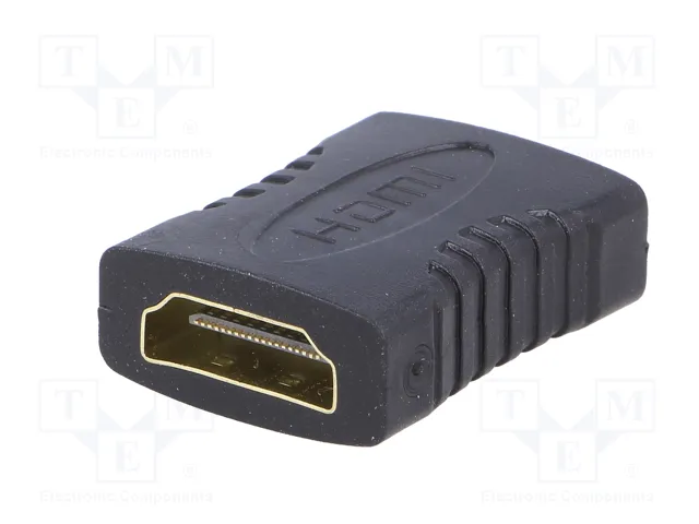 AKYGA Adaptador HDMI tomacorriente ambos lados negro