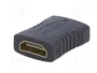AKYGA Adaptador HDMI tomacorriente ambos lados negro