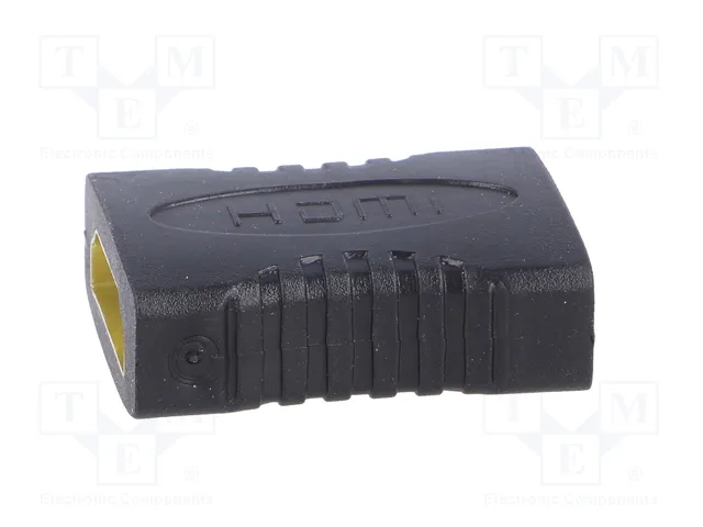 AKYGA Adaptador HDMI tomacorriente ambos lados negro