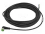 MURRELEKTRONIK Cable para sensores M12 hembra angular 5 pines 10m