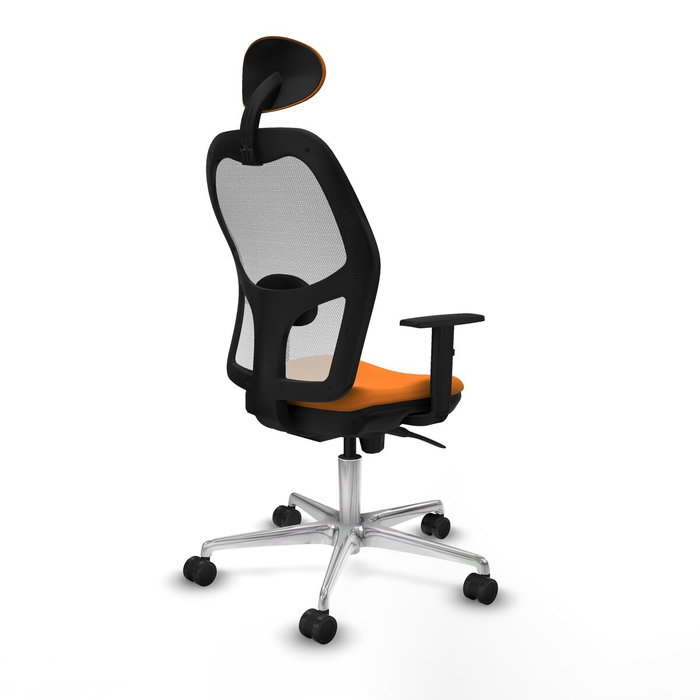 PIQUERAS Y CRESPO Silla de oficina Jorquera Naranja y Blanco PIQUERAS Y CRESPO Silla de oficina Jorquera Naranja y Blanco