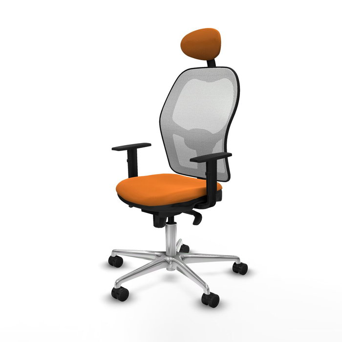 PIQUERAS Y CRESPO Silla de oficina Jorquera Naranja y Blanco PIQUERAS Y CRESPO Silla de oficina Jorquera Naranja y Blanco