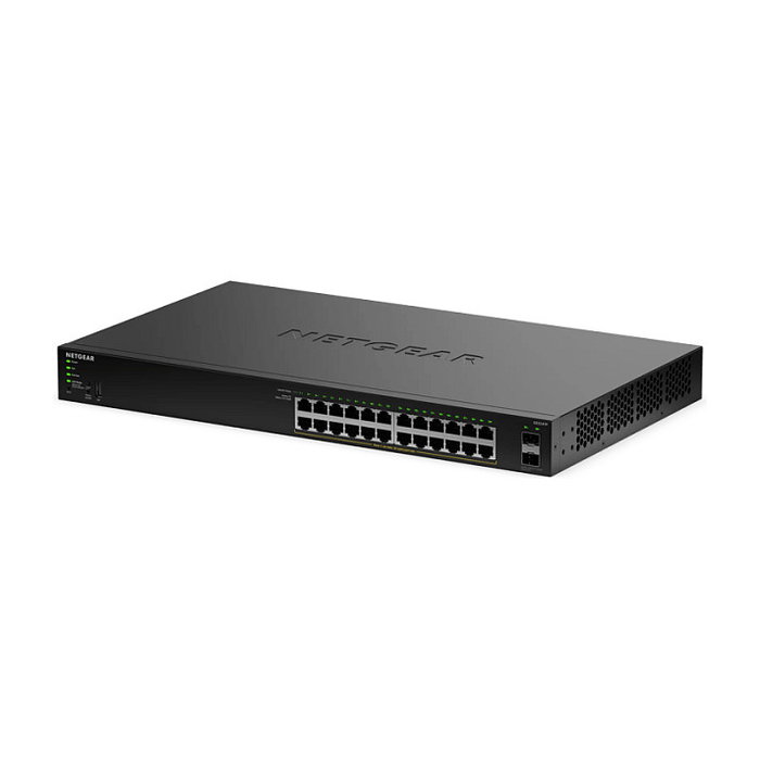 NETGEAR GS324TPv2 Switch Gestionado L2/L3 Smart 24 Puertos Gigabit PoE+ (190W) + 2 SFP, Montaje en Rack 1U
