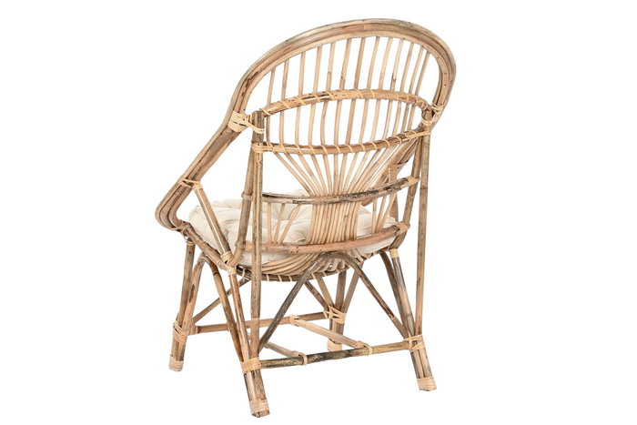 DKD Home Decor Silla de Bambú y Ratán Natural 63x55x90 cm DKD Home Decor Silla de Bambú y Ratán Natural 63x55x90 cm