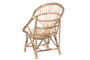 DKD Home Decor Silla de Bambú y Ratán Natural 63x55x90 cm