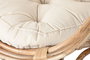 DKD Home Decor Silla de Bambú y Ratán Natural 63x55x90 cm