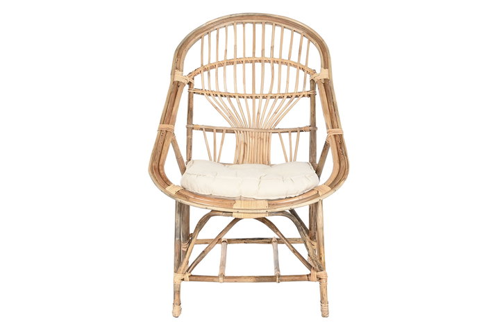 DKD Home Decor Silla de Bambú y Ratán Natural 63x55x90 cm DKD Home Decor Silla de Bambú y Ratán Natural 63x55x90 cm
