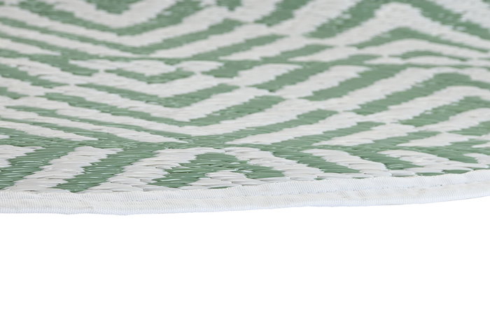 DKD Home Decor Alfombra Verde Menta Azul 150 x 150 cm (6 Unidades)