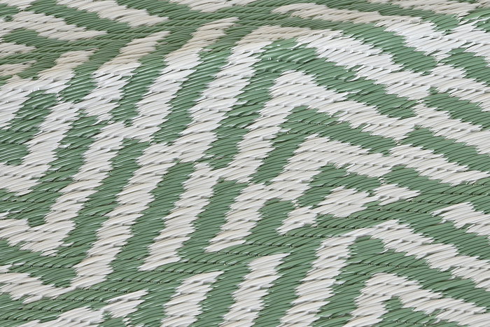 DKD Home Decor Alfombra Verde Menta Azul 150 x 150 cm (6 Unidades)