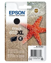 Epson 603XL Tinta Negra Original de Alto Rendimiento - 8.9 ml