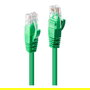 LINDY Patch Cable Cat6 U/UTP Verde 1.00 m para Red Ethernet