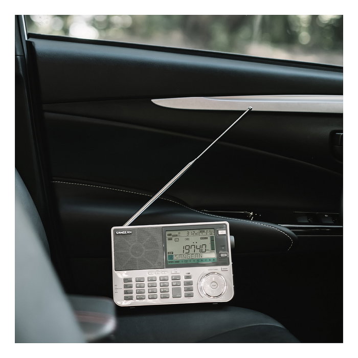 Sangean ATS-909X2 Radio Digital Portátil de Onda Corta/FM/AM con SSB - Color Blanco