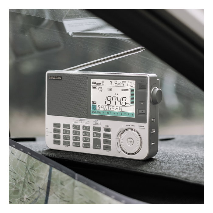 Sangean ATS-909X2 Radio Digital Portátil de Onda Corta/FM/AM con SSB - Color Blanco