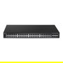 Edimax GS-5654PLX - Switch Gestionado Web Smart Gigabit PoE+ de 48 Puertos con 6 SFP+ 10G y 400W, Montaje en Rack (Negro)