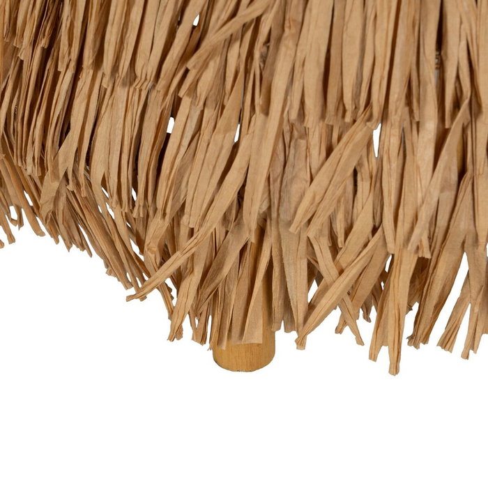 Ixia Lámpara de Mesa de Fibra Natural 30 x 30 x 44 cm