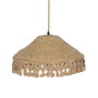Ixia Lámpara de Techo de Fibra Natural Beige 40 x 40 x 12 cm