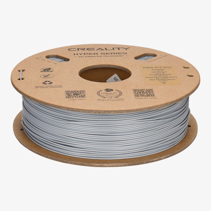 Creality Hyper PLA Filamento 1,75 mm 1 kg Gris