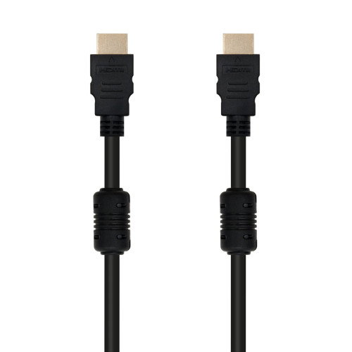 Nanocable Cable HDMI v1.4 de 3m con Ferrita, Negro