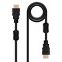Nanocable Cable HDMI v1.4 de 3m con Ferrita, Negro