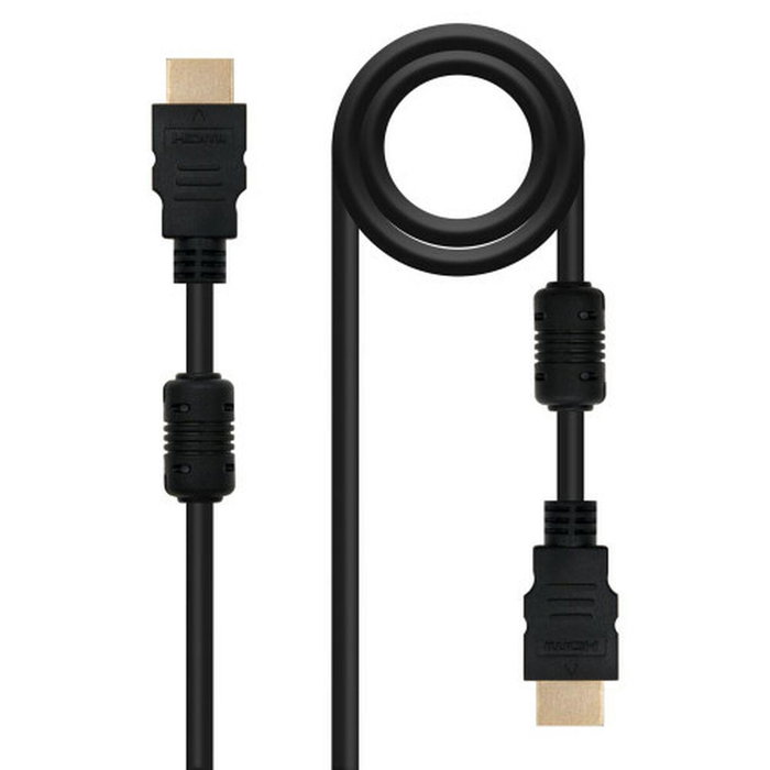 Nanocable Cable HDMI 1.4 Macho a Macho 3m con Filtro de Ferrita, Alta Velocidad, Negro Nanocable Cable HDMI 1.4 Macho a Macho 3m con Filtro de Ferrita, Alta Velocidad, Negro