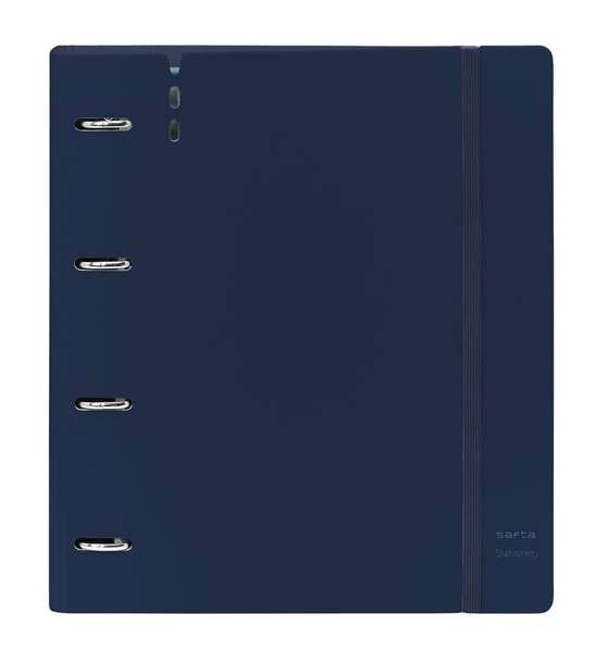 Safta Carpeblock PP Foam 4 Anillas 35mm c/Recambio Dark Blue 27x32x4 cm