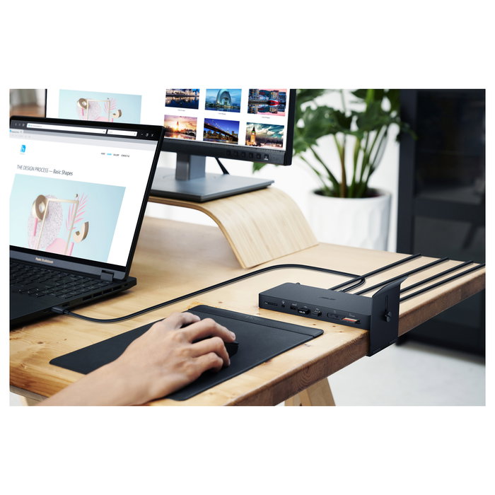 ASUS DC500 Thunderbolt 4 Dock, Triple 4K, 96W, Hub USB-C, Negro