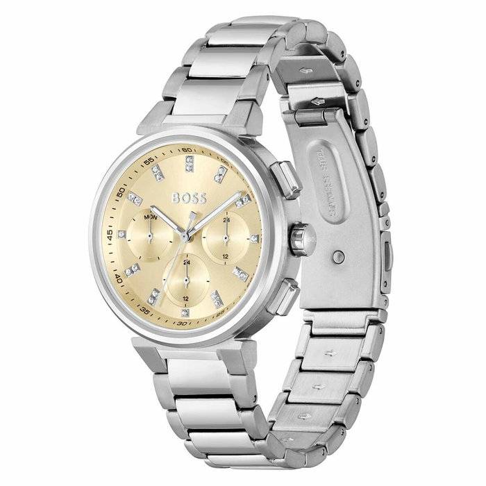 Boss Reloj para mujer 1502676 con esfera dorada