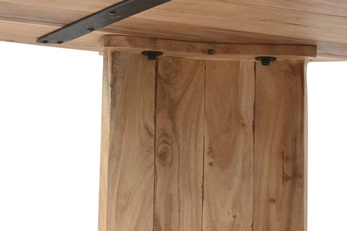DKD Home Decor Mesa de Comedor Acacia 200x100x75