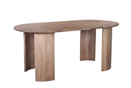 DKD Home Decor Mesa de Comedor Acacia 200x100x75