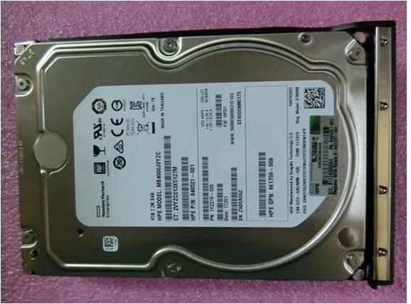 Hewlett Packard Enterprise 6TB 3.5" 12G SAS 7.2K rpm LFF LP MDL 512e Disco Duro