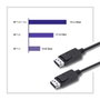 Qoltec Cable DisplayPort v1.2 1.5m 5K