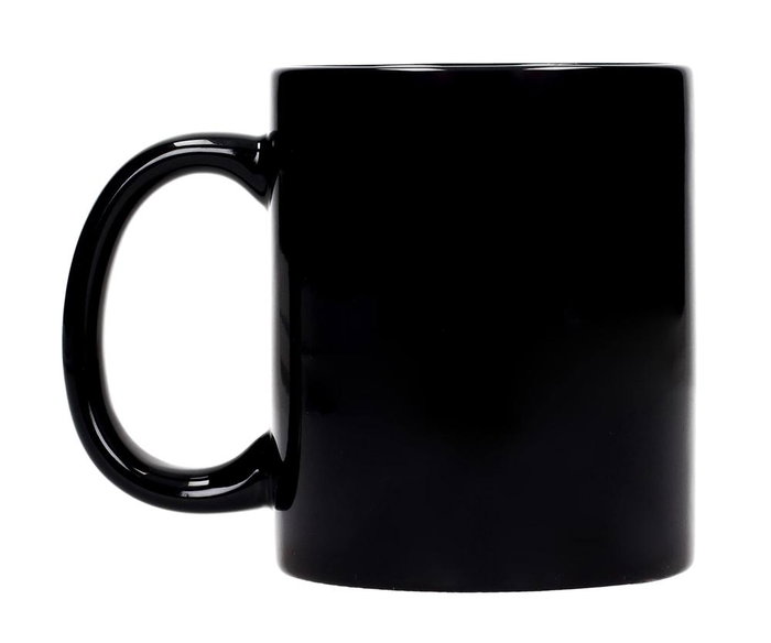 Sd Toys Taza Harry Potter Logo Cerámica Negra Oficial Apta Microondas y Lavavajillas