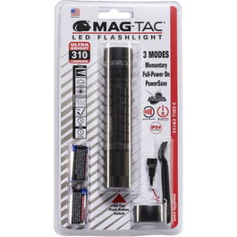 Maglite Mag-Tac Linterna LED con cabezal plano, negro