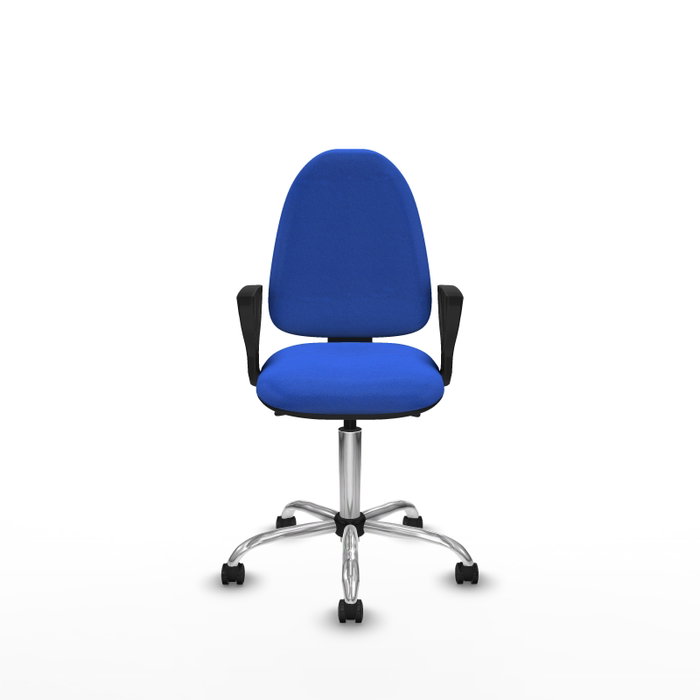 PIQUERAS Y CRESPO Silla de oficina Aýna Azul con mecanismo Asincro