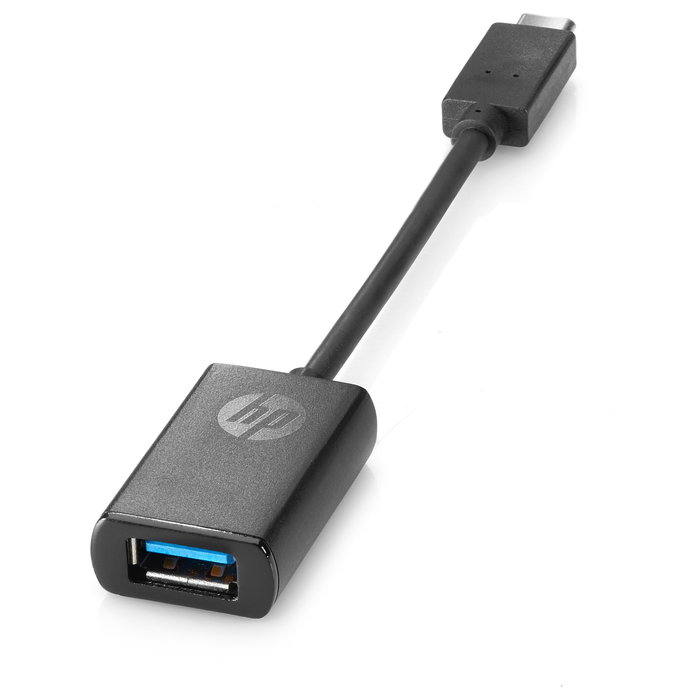 HP Adaptador USB-C a USB 3.0 Negro