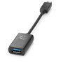HP Adaptador USB-C a USB 3.0 Negro