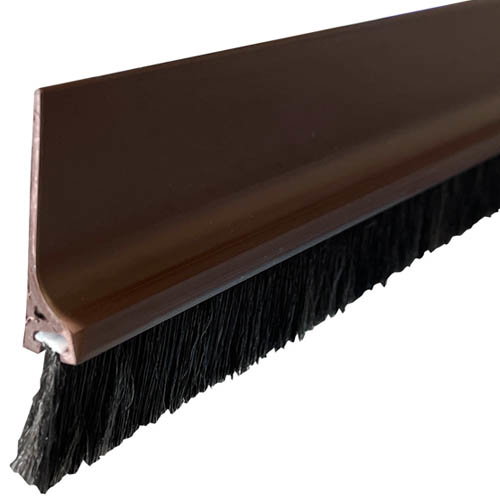 Buscasa Burlete PVC flecos marrón 1m Buscasa Burlete PVC flecos marrón 1m