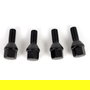 Omp OMPS09561401 Juego 4 Tornillos M14x1.5 Cónico Largo 28mm Llave 17 Negro Din 10.9