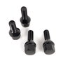 Omp OMPS09561401 Juego 4 Tornillos M14x1.5 Cónico Largo 28mm Llave 17 Negro Din 10.9