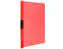 Liderpapel Carpeta Dossier con Pinza Lateral Rojo Translúcido DIN A4