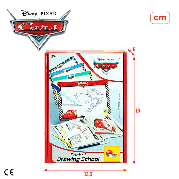 LISCIANI Mini Escuela de Dibujo Cars Disney Pixar +3 años