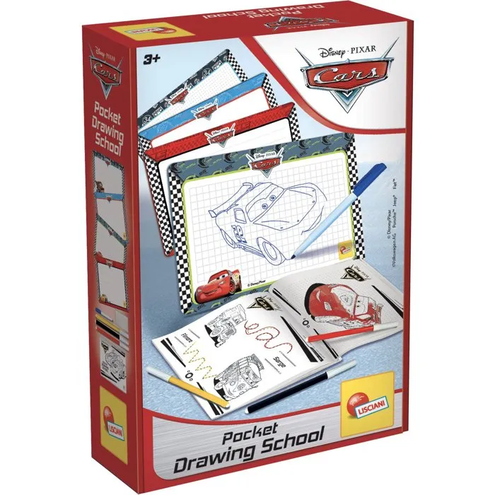 LISCIANI Mini escuela de dibujo Cars Disney Pixar